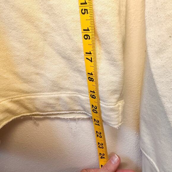 Pale Yellow Calvin Klein Crewneck Sweatshirt - Picture 8 of 9